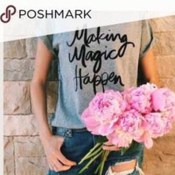 1 Medium Left!! “Making Magic Happen” Graphic Tee - Picture 3 of 5